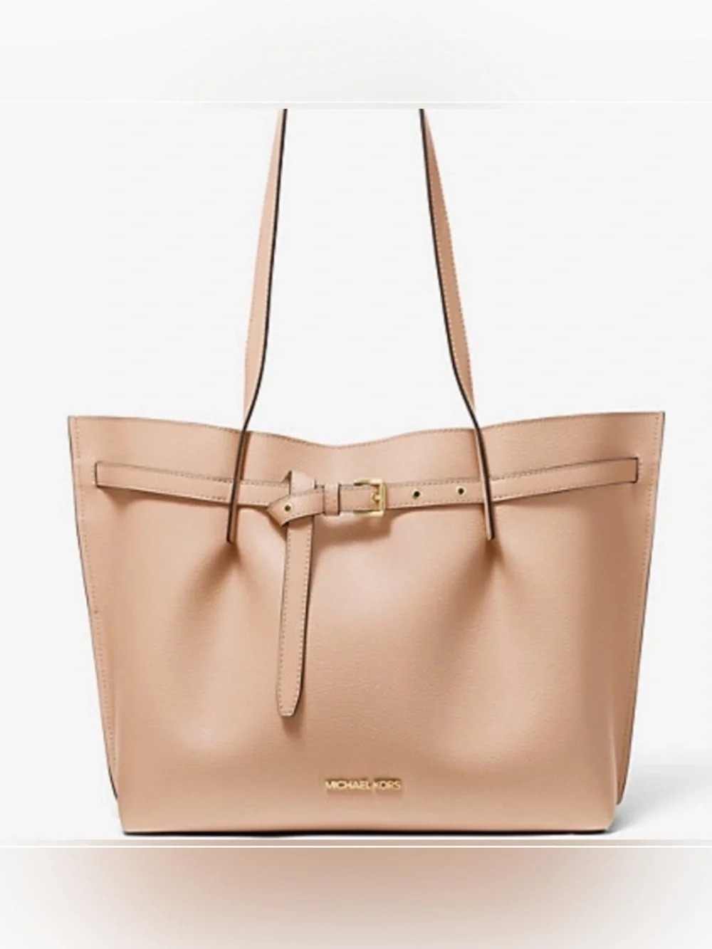 Michael Kors Blush (Buff) Emilia Large Tote - Picture 2 of 10